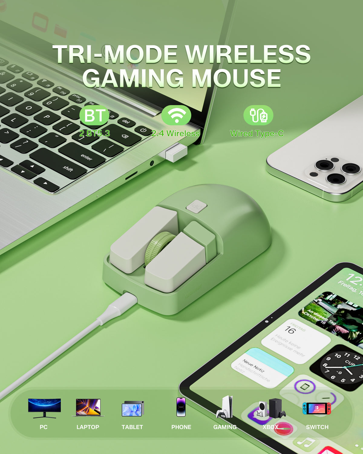 Womier Typehaven RM1 Tri-Mode Wireless Gaming Mouse