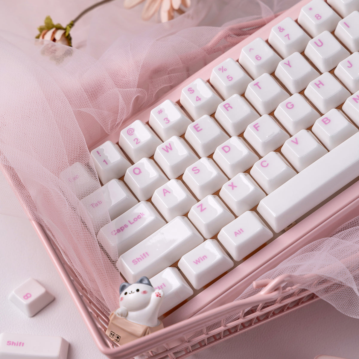 Womier Glaze Ceramic Cherry Profile 120-Key Full Keycap Set