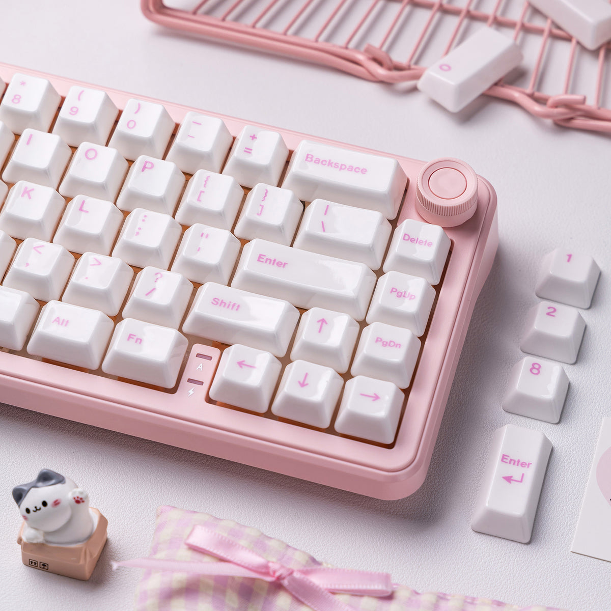 Womier Glaze Ceramic Cherry Profile 120-Key Full Keycap Set