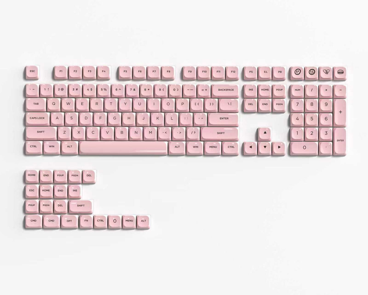 Skyline R2 Low Profile PBT Double-shot Keycap (8 Colors) - Womier Keyboard