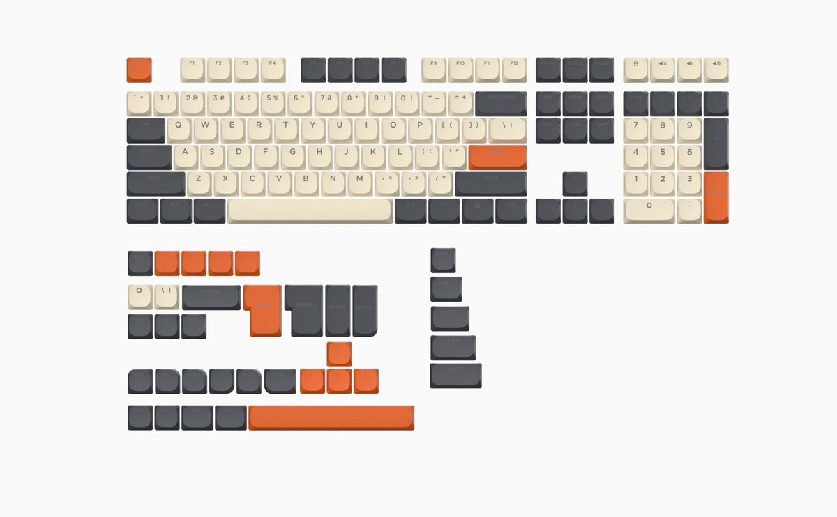 Skyline R2 Low Profile PBT Double - shot Keycap (9 Colors) - Womier Keyboard