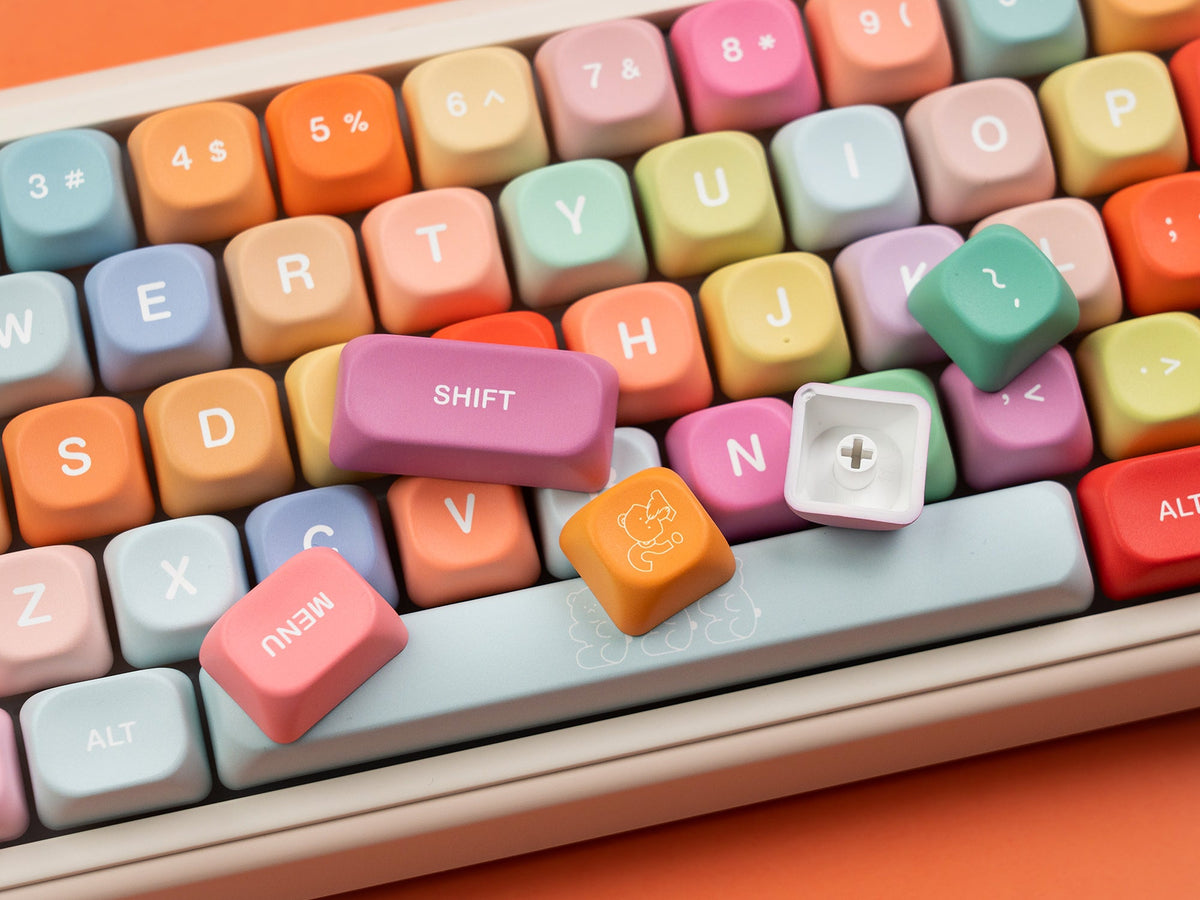 Womier Candy MOA Profile Dye - Sublimation PBT Keycap Set - Womier Keyboard