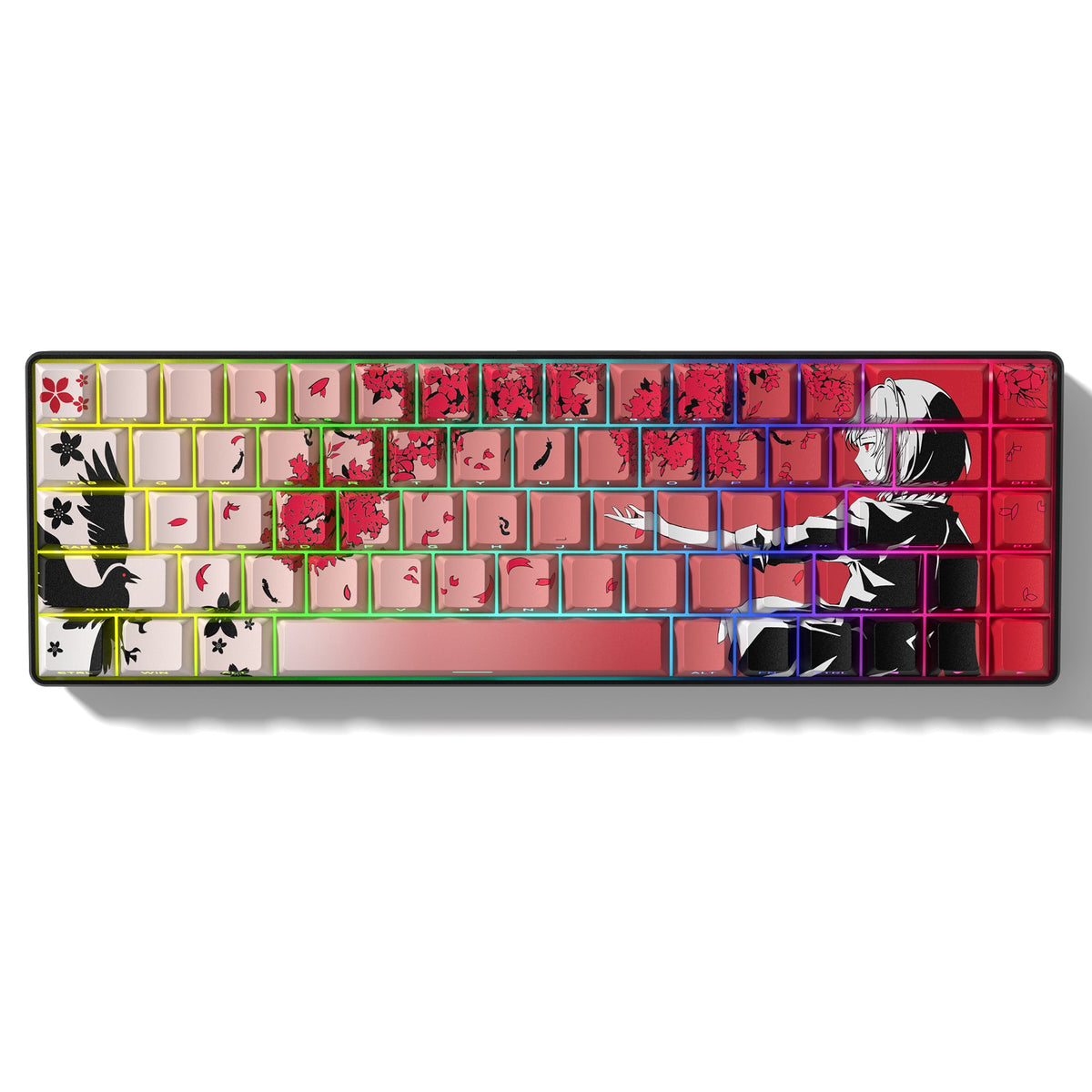 Womier Cherry Profile Dye-Sub Side-Printed Keycaps Set (129 Keys) - Womier Keyboard