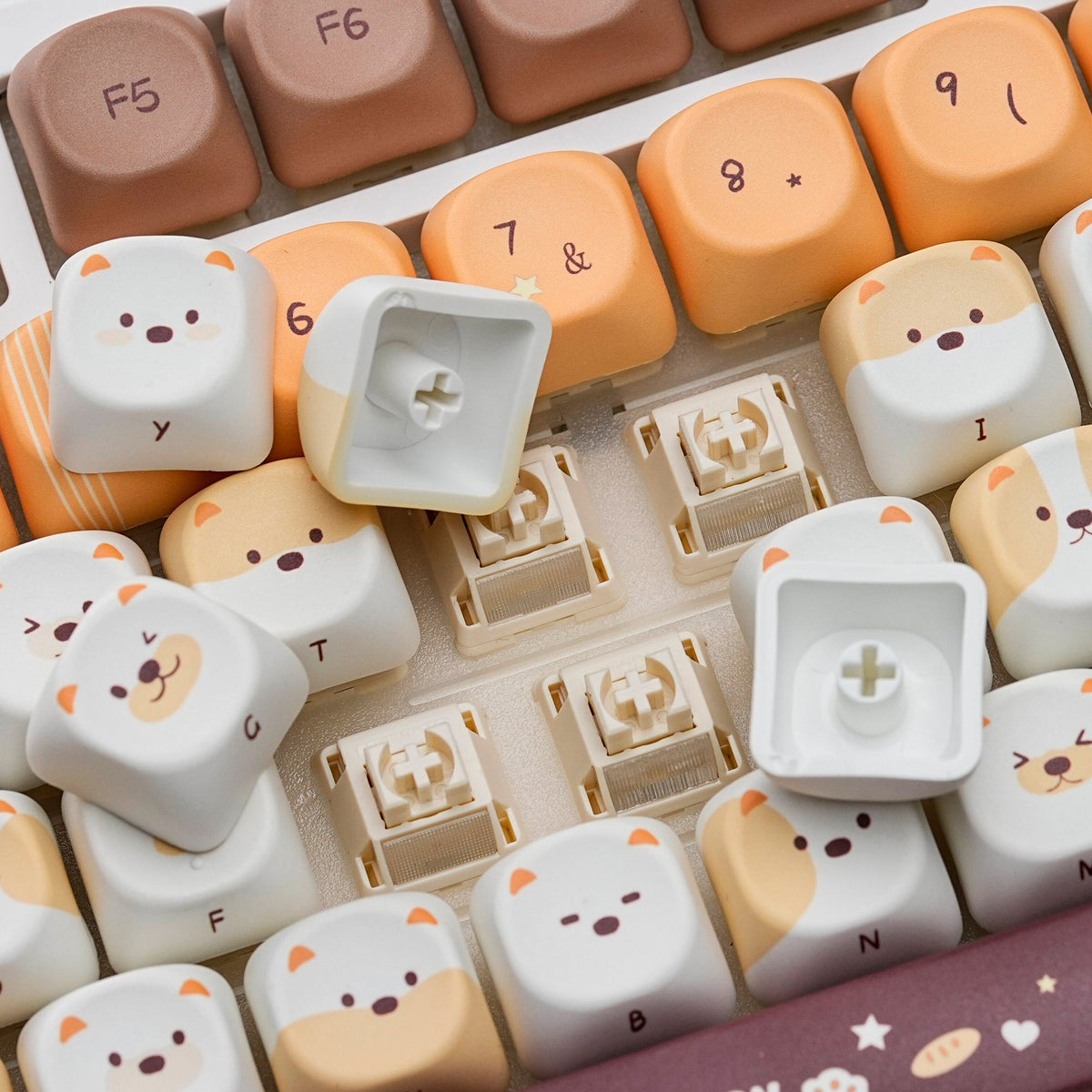 Womier Forest Animals MOA Profile Dye-Sublimation PBT Keycap Set - Womier Keyboard