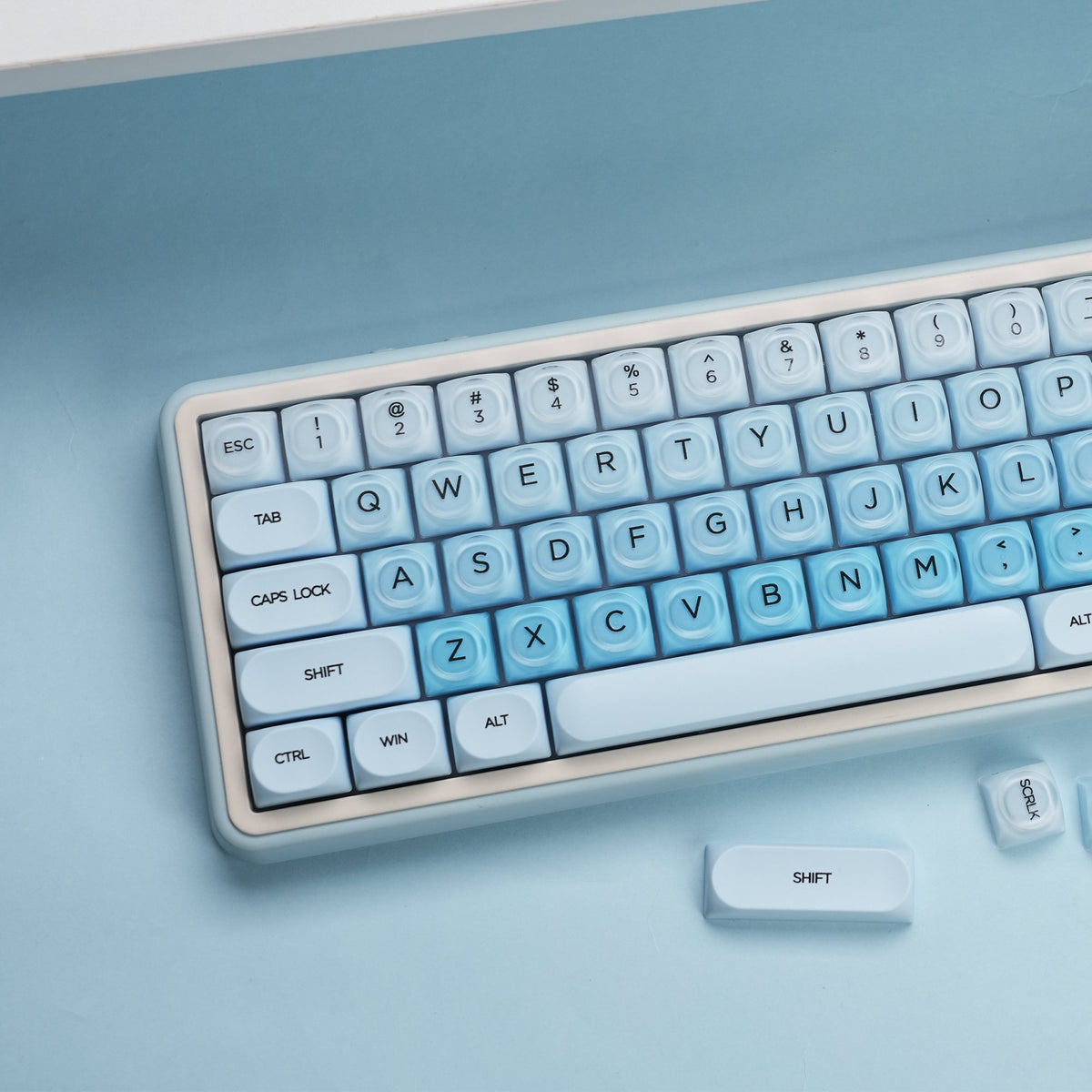 Womier Foundation/Lipstick 132 - Key MOA Profile Translucent PBT+PC Keycap Set - Womier Keyboard