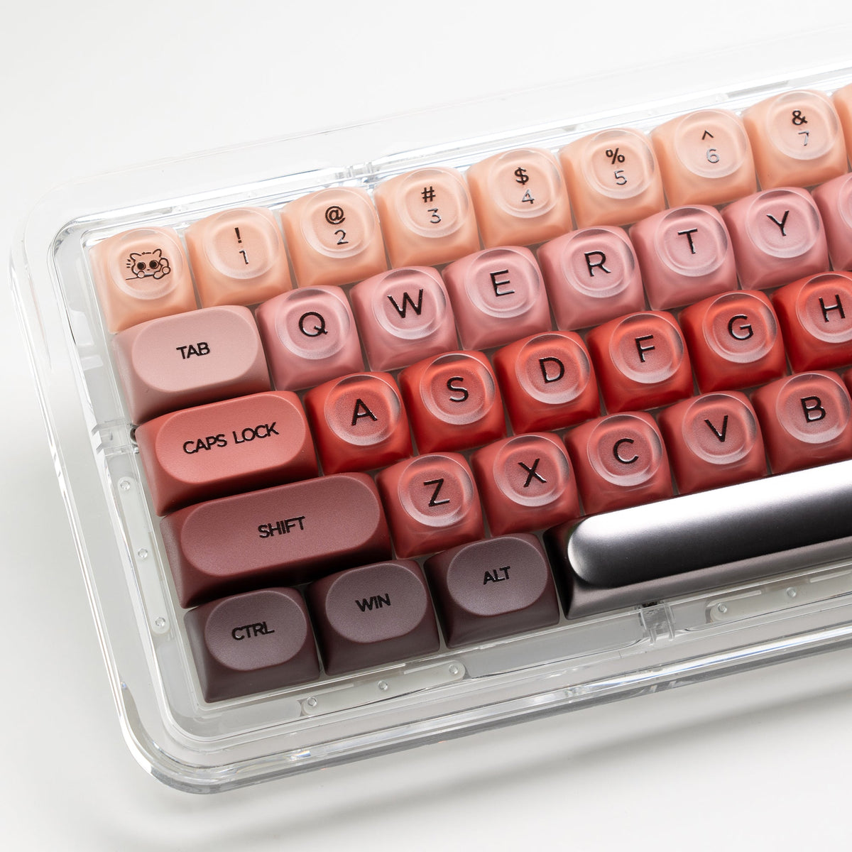 Womier Foundation/Lipstick 132 - Key MOA Profile Translucent PBT+PC Keycap Set - Womier Keyboard
