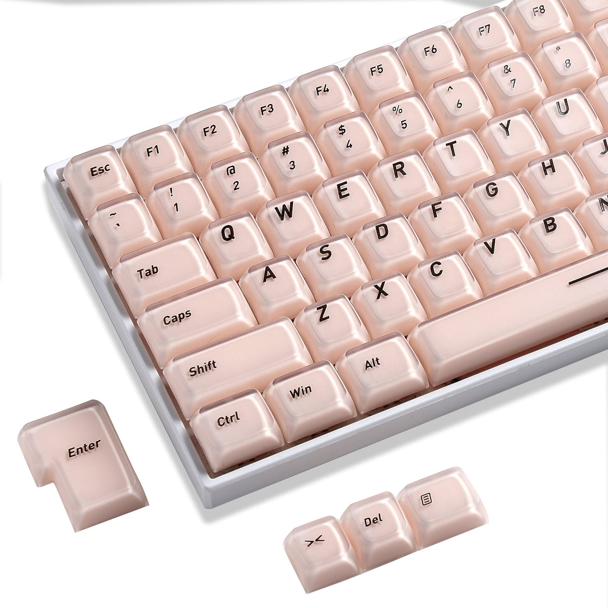 Womier Frosted Heavy Crystal CSA Profile Keycaps(132-Key) - Womier Keyboard