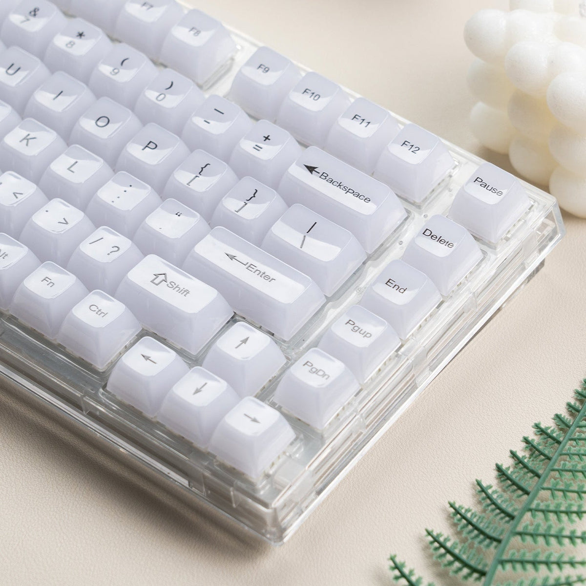 Womier Frosty Jello 115 - Key MDA Profile Translucent PC Keycap Set - Womier Keyboard