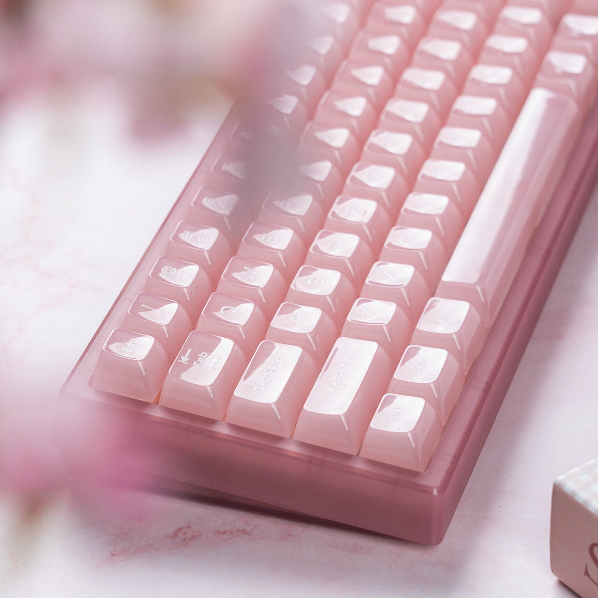 Womier Frosty Jello 115 - Key MDA Profile Translucent PC Keycap Set - Womier Keyboard