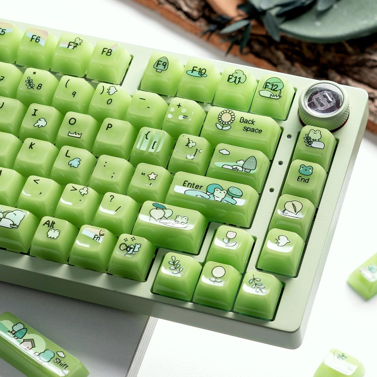 Womier Frosty Jello 115-Key MDA Profile Translucent PC Keycap Set - Womier Keyboard