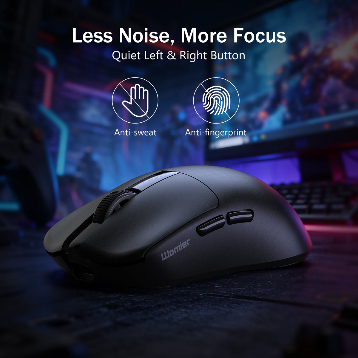 Womier G58 Wireless Tri Mode Gaming Mouse - Womier Keyboard