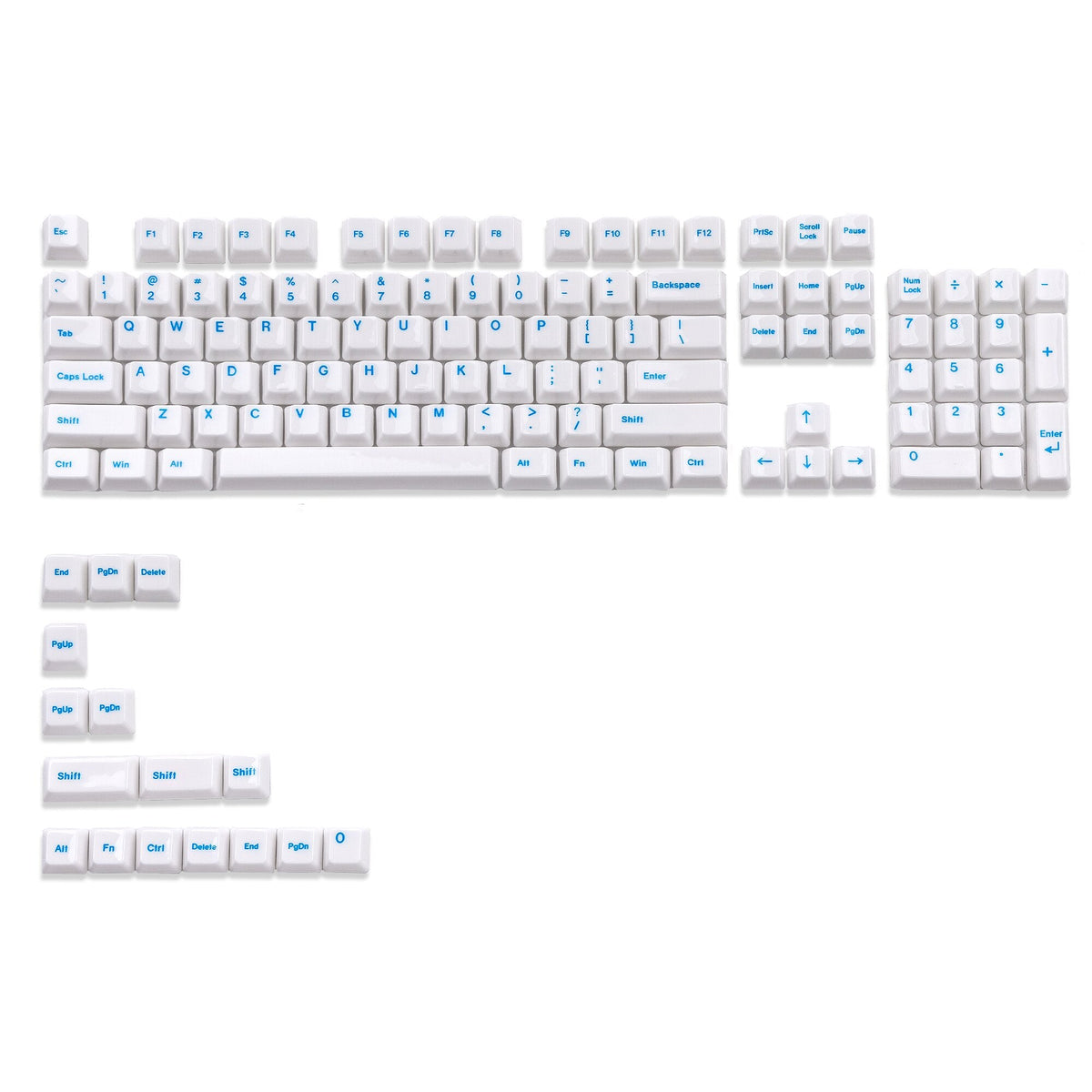 Womier Glaze Ceramic Cherry Profile 120-Key Full Keycap Set - Womier Keyboard