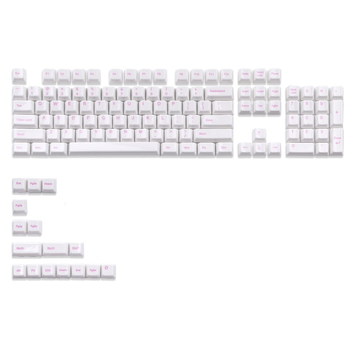 Womier Glaze Ceramic Cherry Profile 120-Key Full Keycap Set - Womier Keyboard