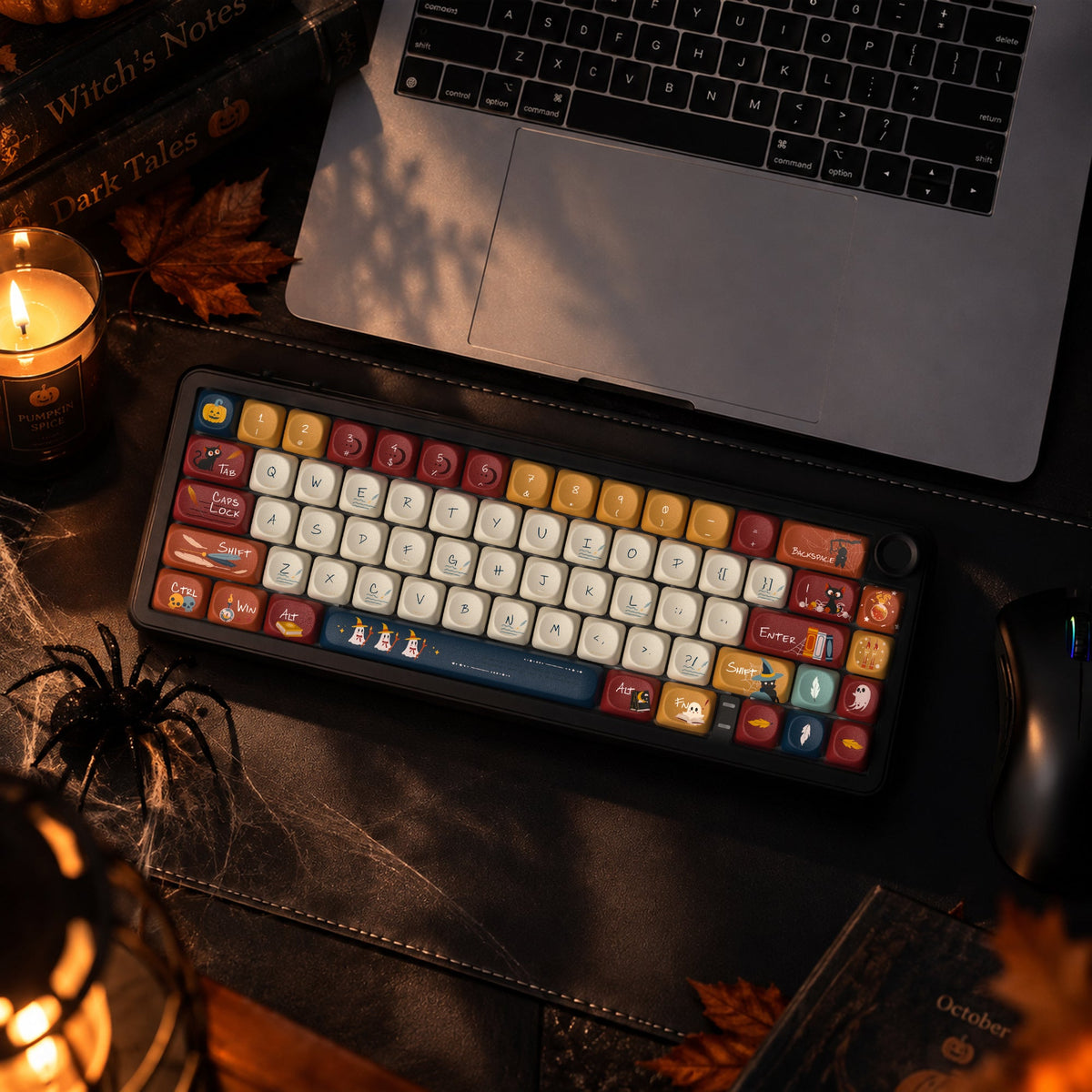 Womier Halloween William Castle 131-Key MOA PBT Keycap Set - Womier Keyboard