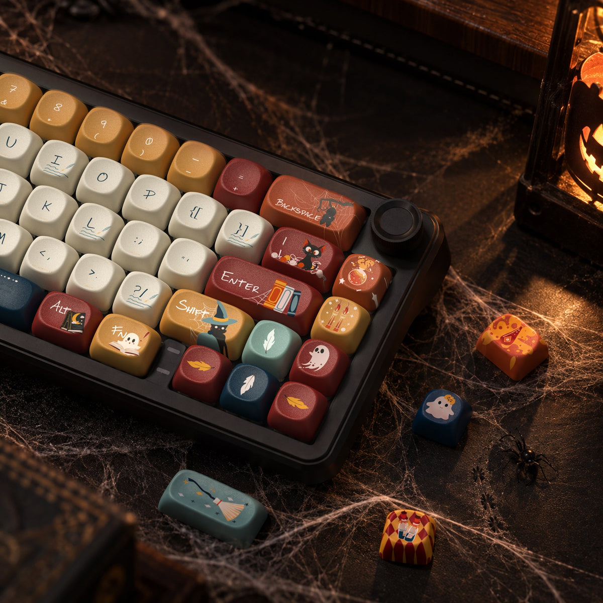 Womier Halloween William Castle 131-Key MOA PBT Keycap Set - Womier Keyboard