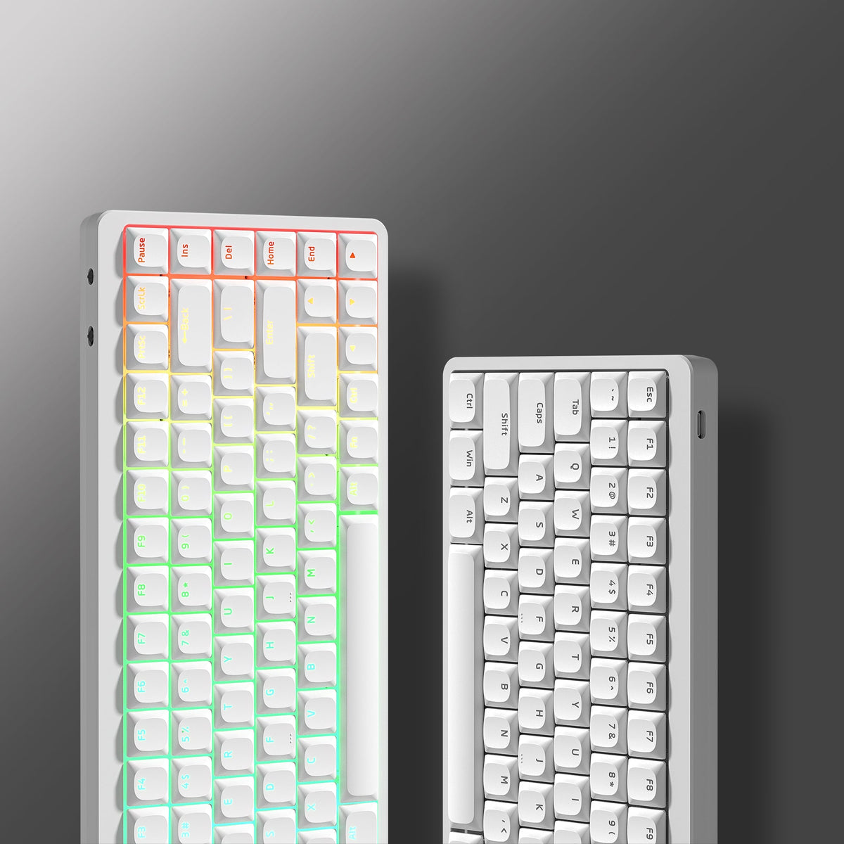 Womier Horizon V2 Low Profile Shine - Through Double - Shot PBT Keycap Set - Womier Keyboard