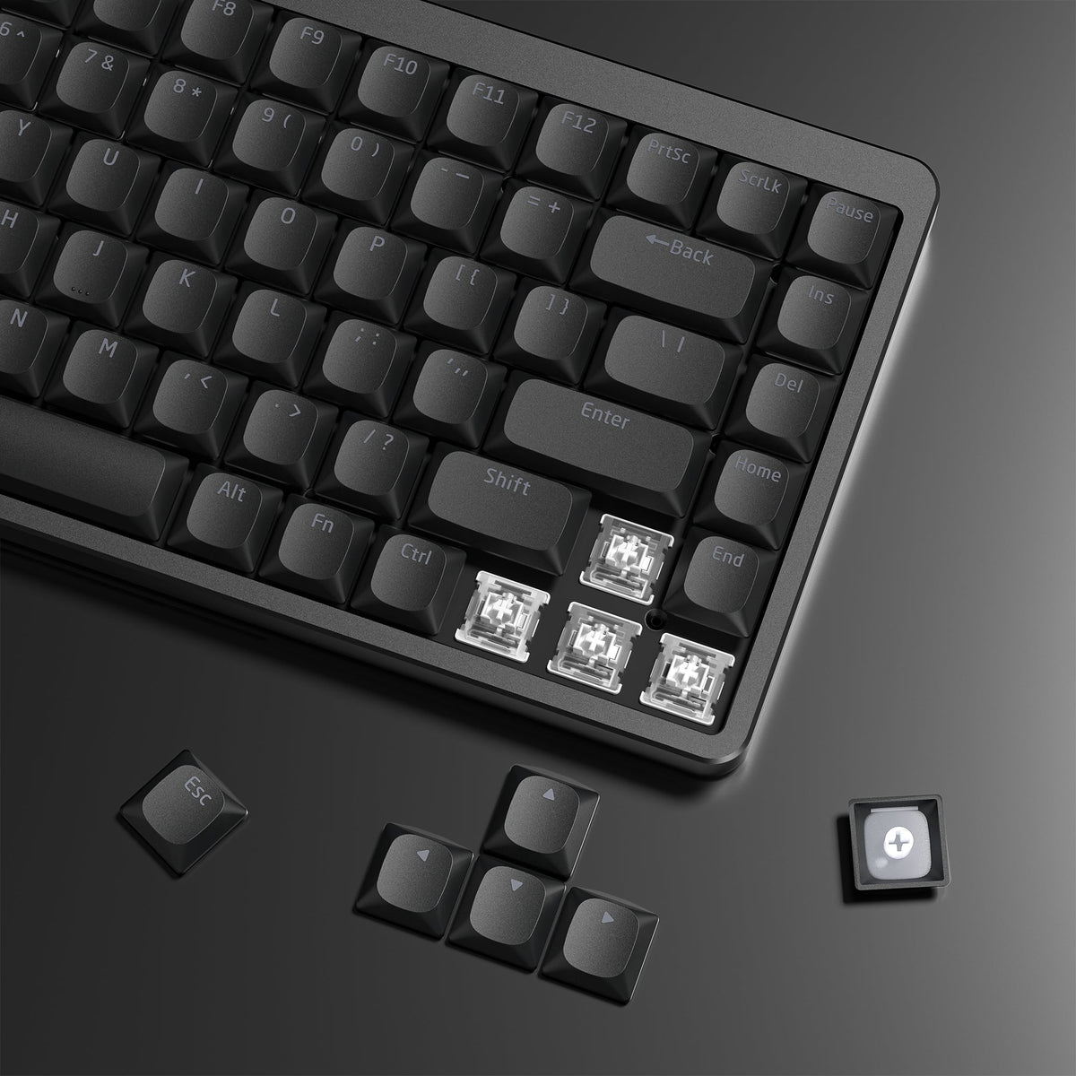 Womier Horizon V2 Low Profile Shine - Through Double - Shot PBT Keycap Set - Womier Keyboard