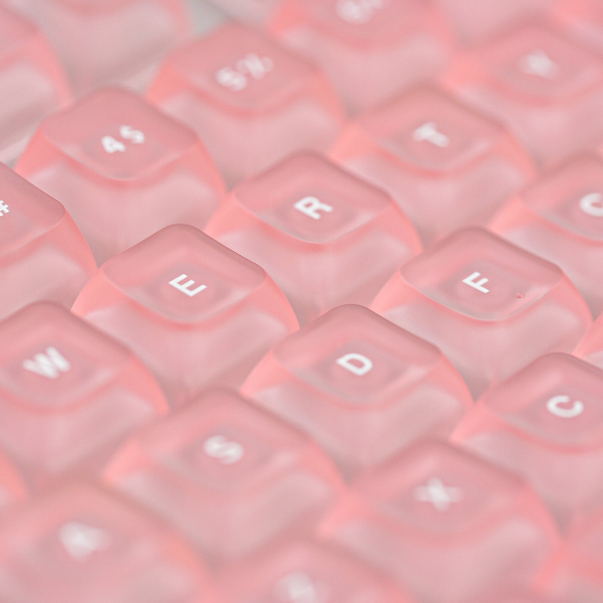 Womier Ice Cube Clear 126 keys Keycaps - Crystal Ice Keycaps Set for Mechanical Keyboard - Womier Keyboard