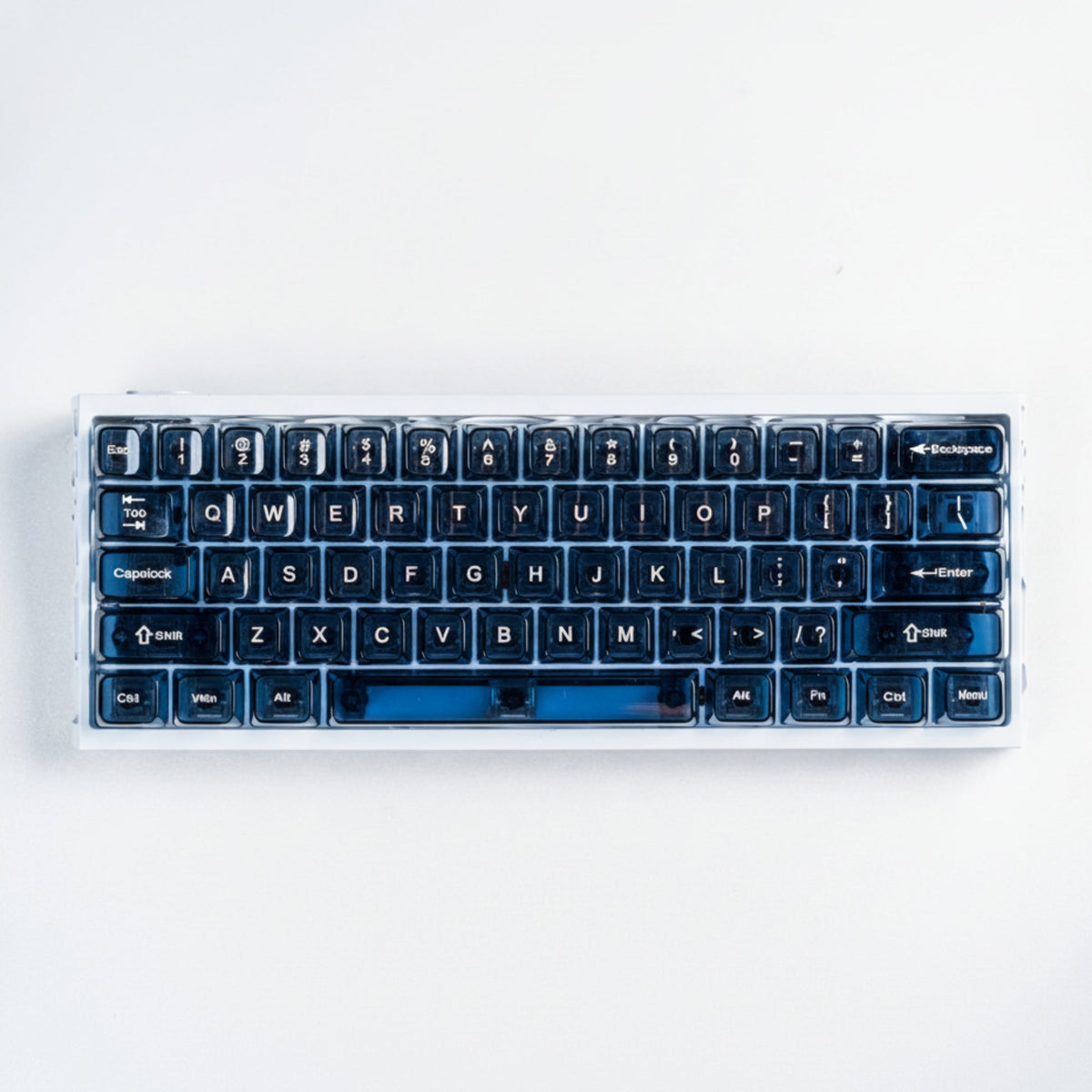 Womier Iceberg 115 - Key MDA Profile Transparent PC Keycap Set - Womier Keyboard
