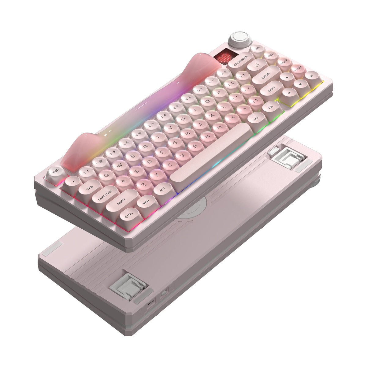 Womier K80 | Smart Screen & Media Knob Mechanical Keyboard - Womier Keyboard