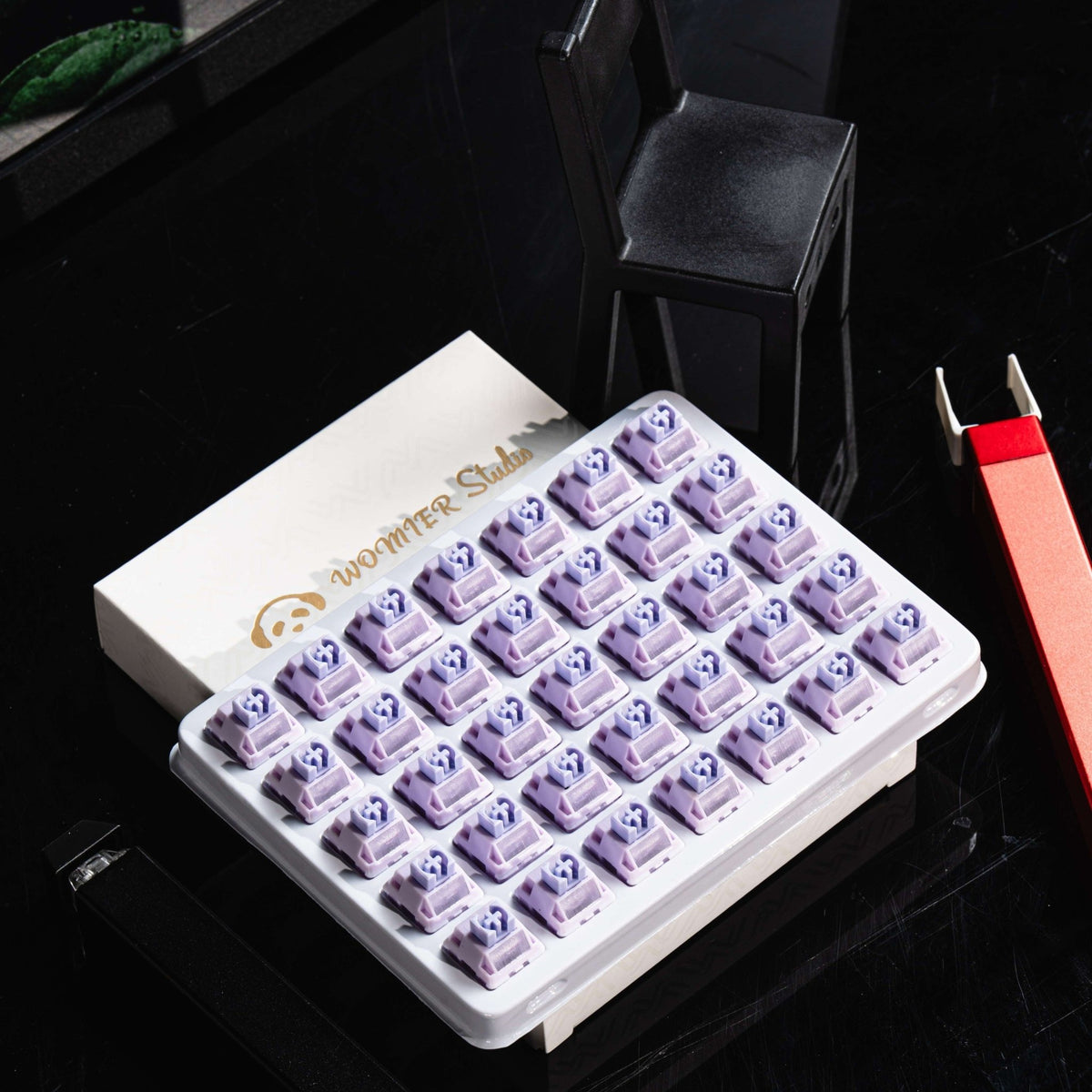 Womier New POM Series Pre - lubed Linear Switches (35 pcs/box) - Womier Keyboard