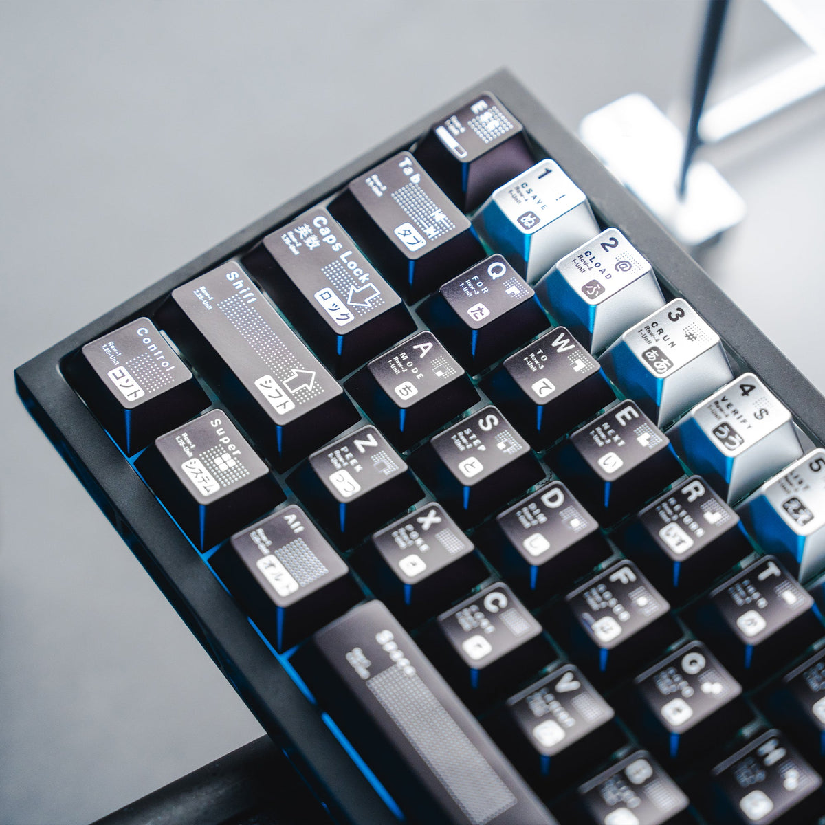 Womier Parametric 112 - Key Cherry Profile Metallic Coating Keycap Set - Womier Keyboard