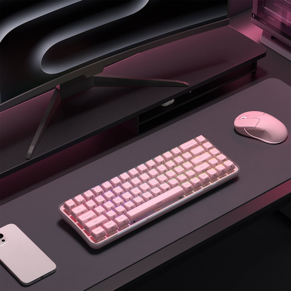 Womier Q61 PRO Wireless Mechanical Gaming Keyboard - Womier Keyboard