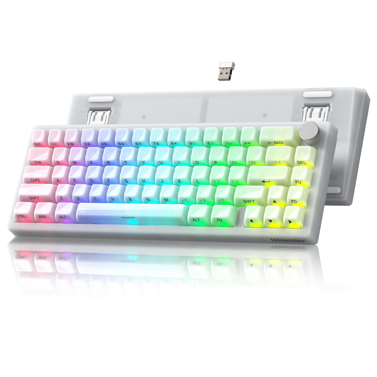 Womier Q61 V2 VIA Support 65% Wireless Mechanical Keyboard with Knob - Womier Keyboard