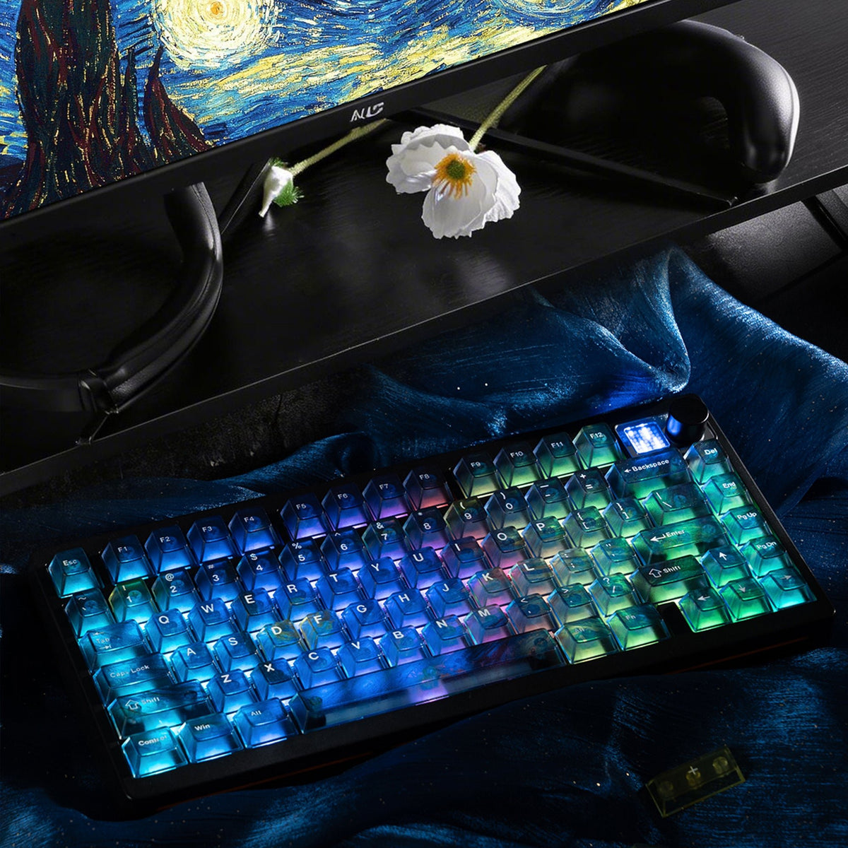 Womier Shine-Through Keycaps UV Print - Womier Keyboard