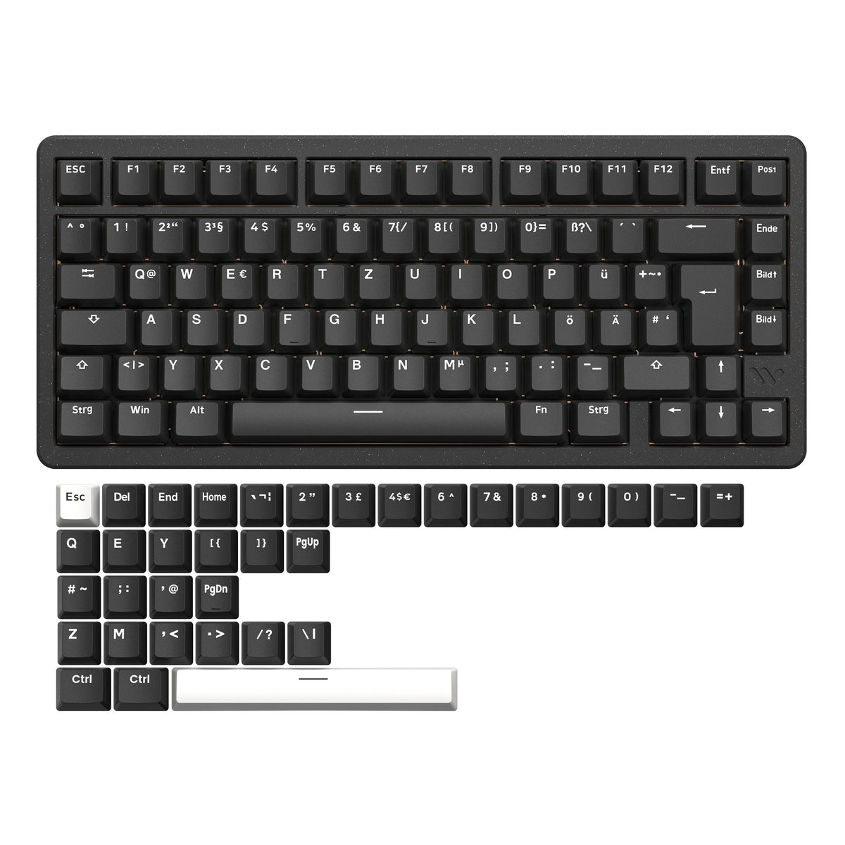 Womier SK75 75% VIA Support Wireless Aluminum Custom Keyboard (ANSI/ISO) - Womier Keyboard