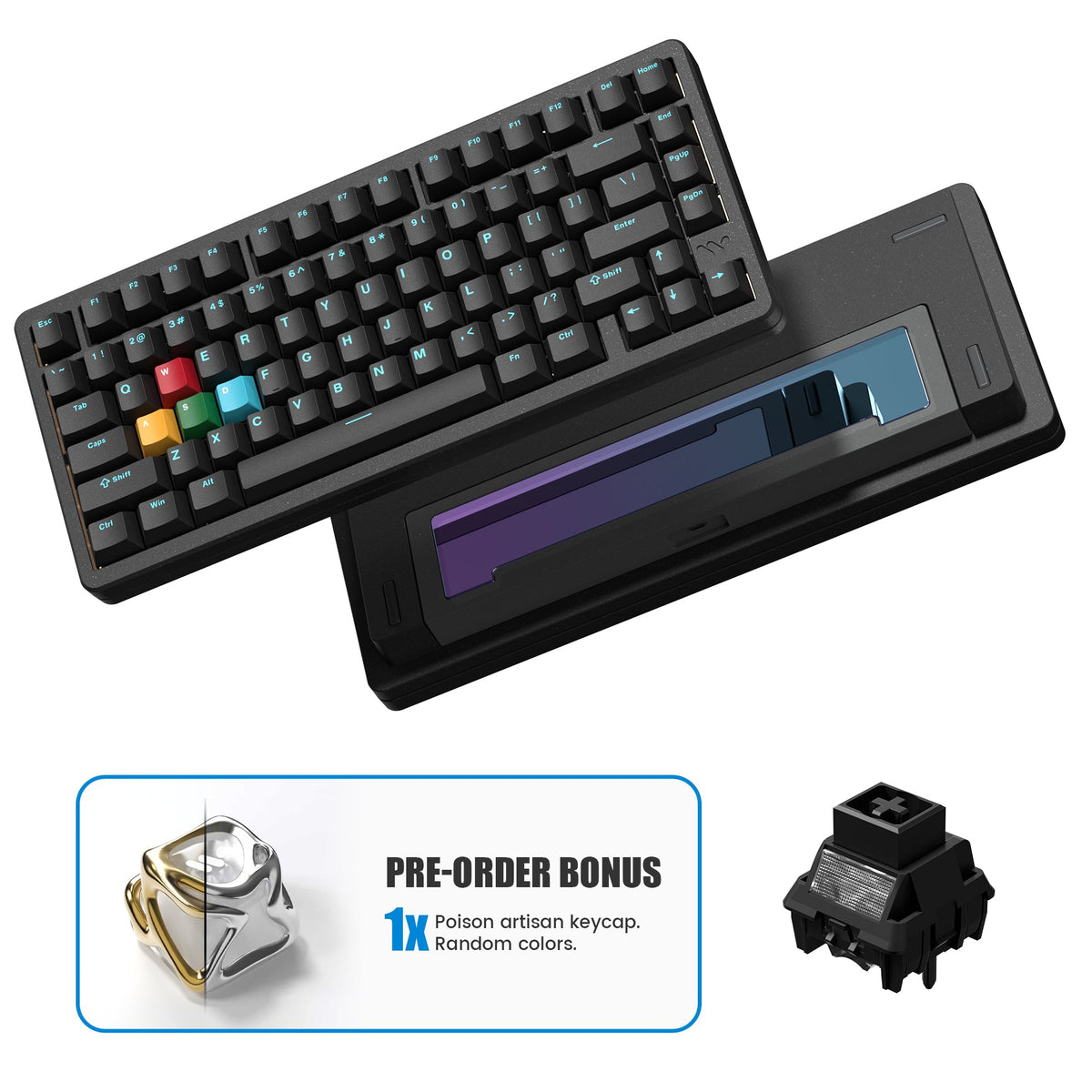 Womier SK75 TMR Wireless Magnetic Switch Aluminum Keyboard - Womier Keyboard