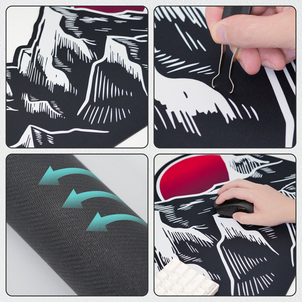 Womier Sunrise Themed Large Desk Mat - Womier Keyboard
