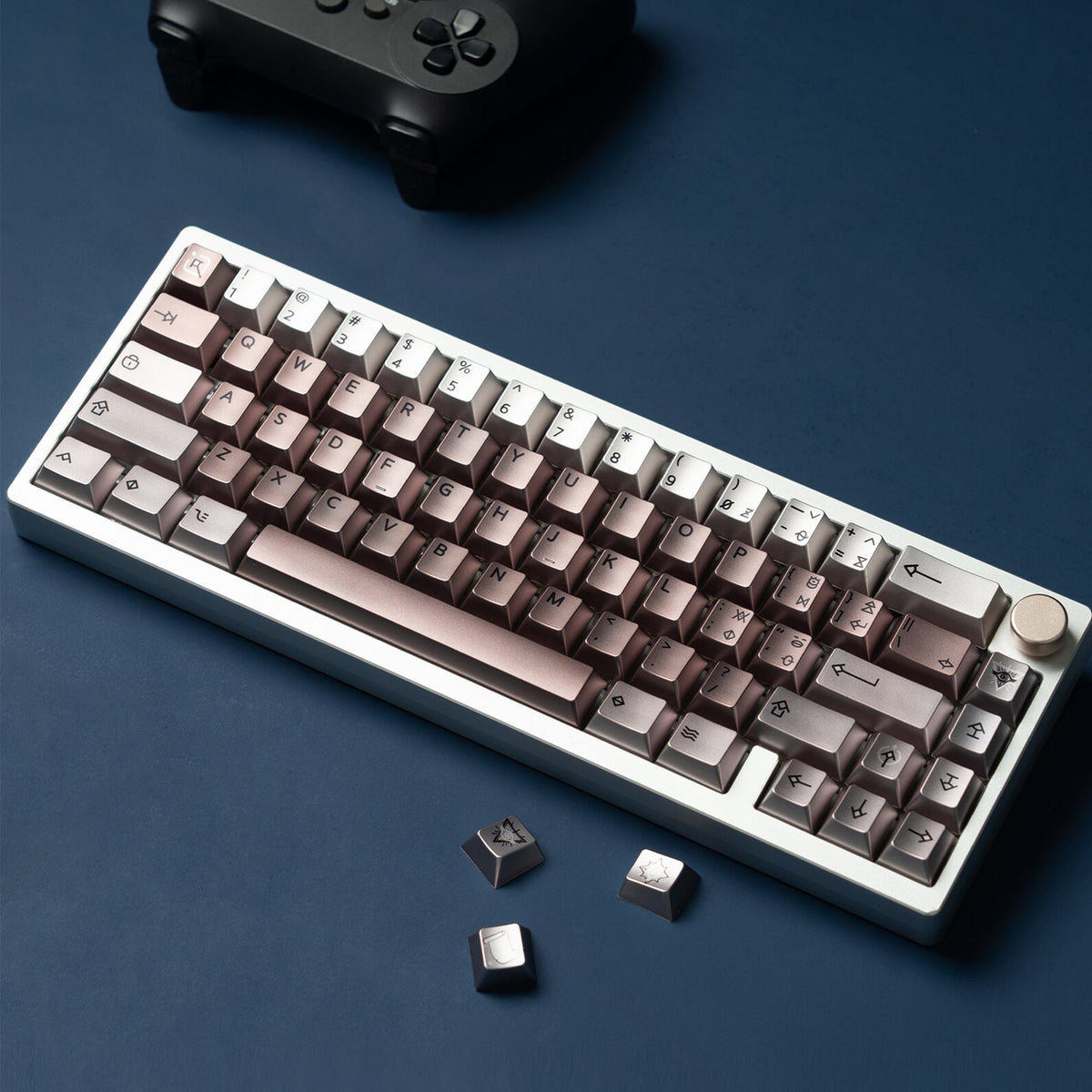 Womier Timeless 112-Key Cherry Profile Metallic Coating Keycap Set - Womier Keyboard