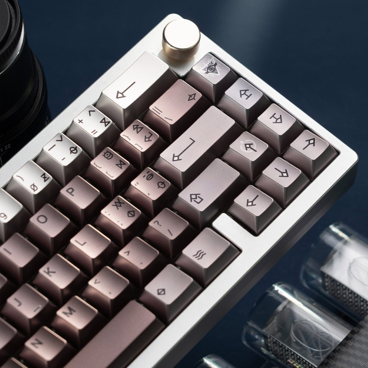 Womier Timeless 112-Key Cherry Profile Metallic Coating Keycap Set - Womier Keyboard