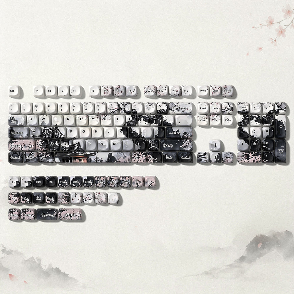 Womier UKIYOE MOA Profile Dye-Sublimation PBT Keycap Set - Womier Keyboard