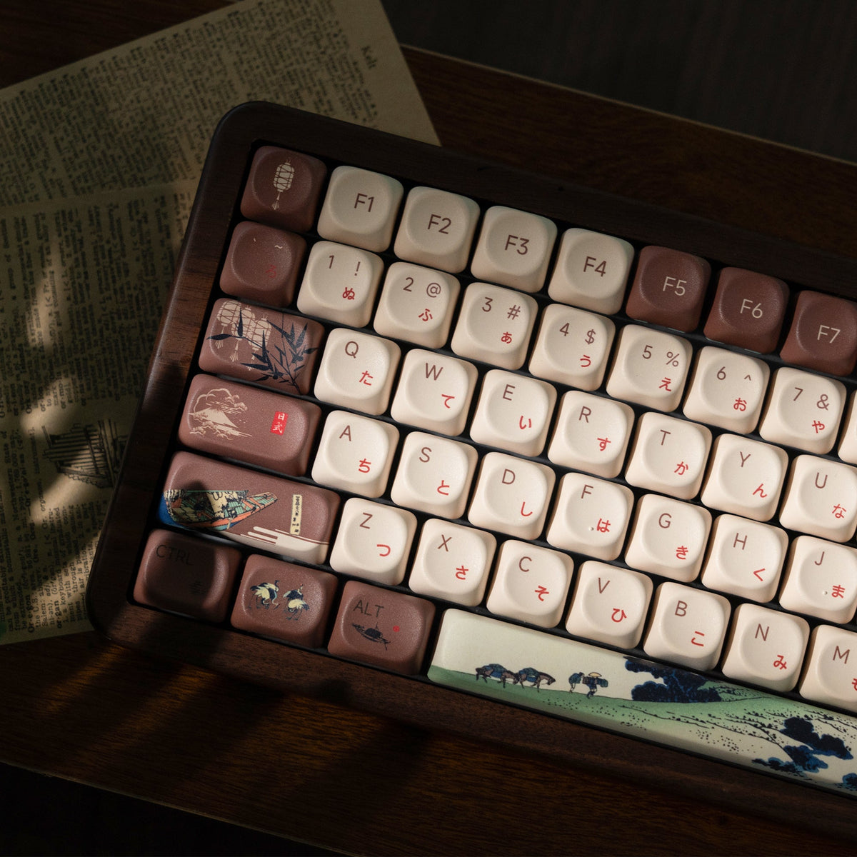Womier UKIYOE MOA Profile Dye - Sublimation PBT Keycap Set - Womier Keyboard