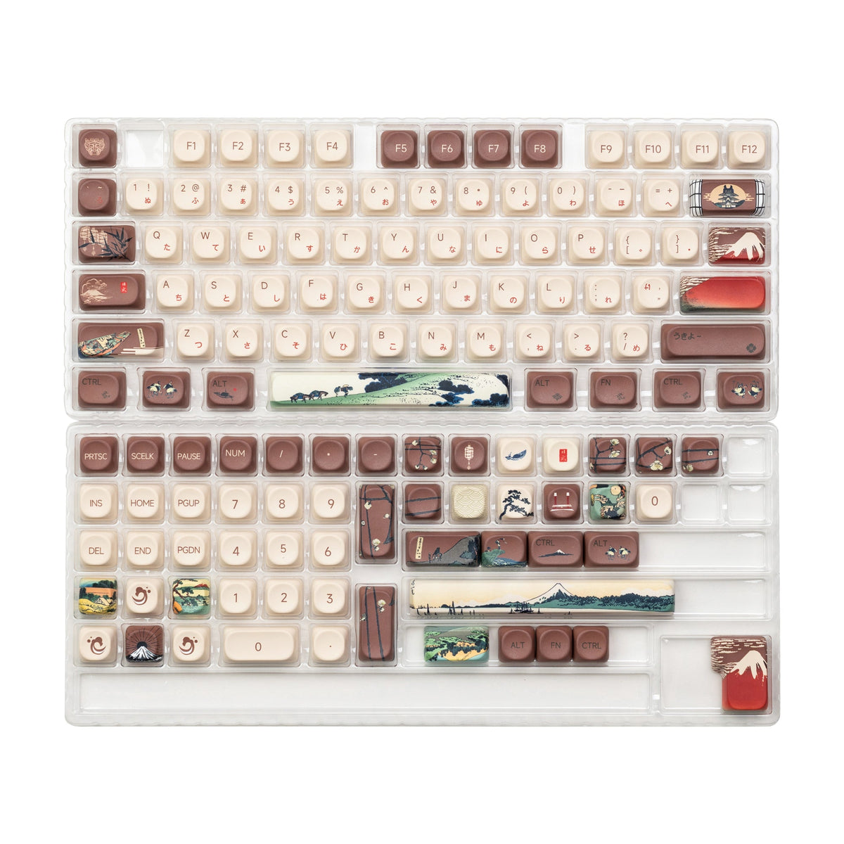 Womier UKIYOE MOA Profile Dye - Sublimation PBT Keycap Set - Womier Keyboard