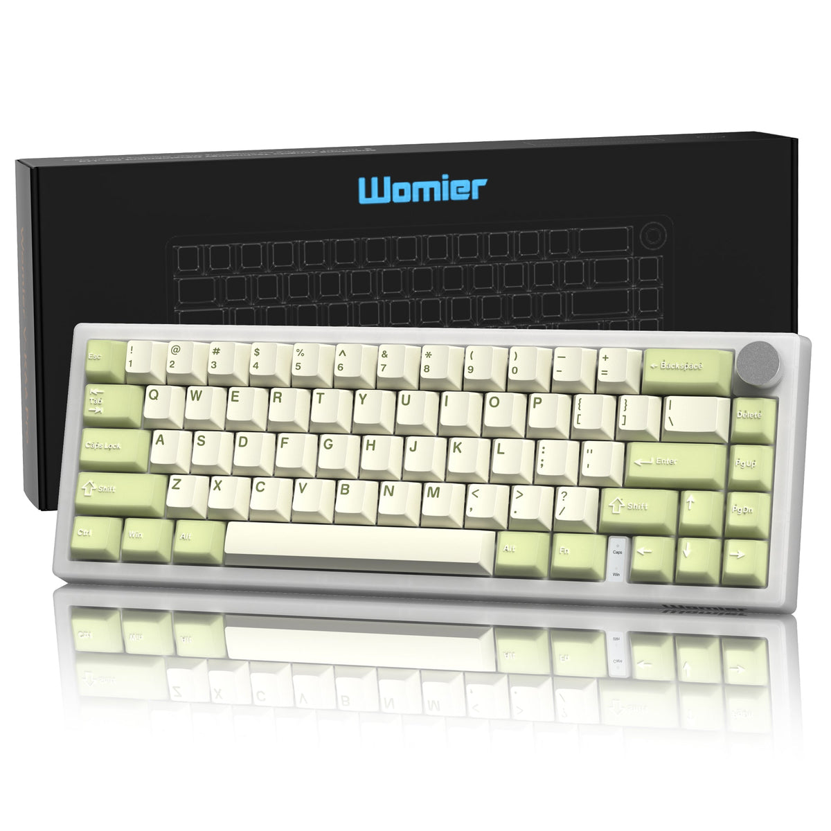 Womier VK66 Pro VIA Support 66 - Key Gasket Mechanical Keyboard with Knob - Womier Keyboard