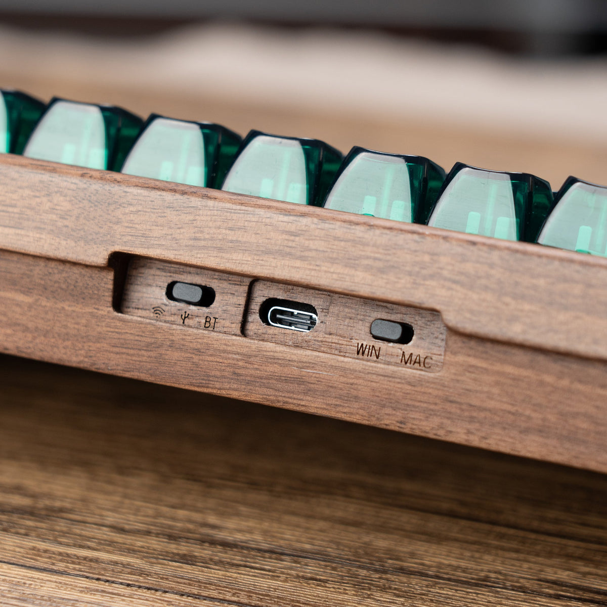 Womier WD75 75% VIA Support Wireless Wooden Keyboard - Womier Keyboard