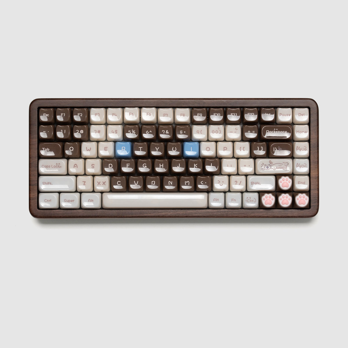 Womier WD75 75% VIA Support Wireless Wooden Keyboard - Womier Keyboard