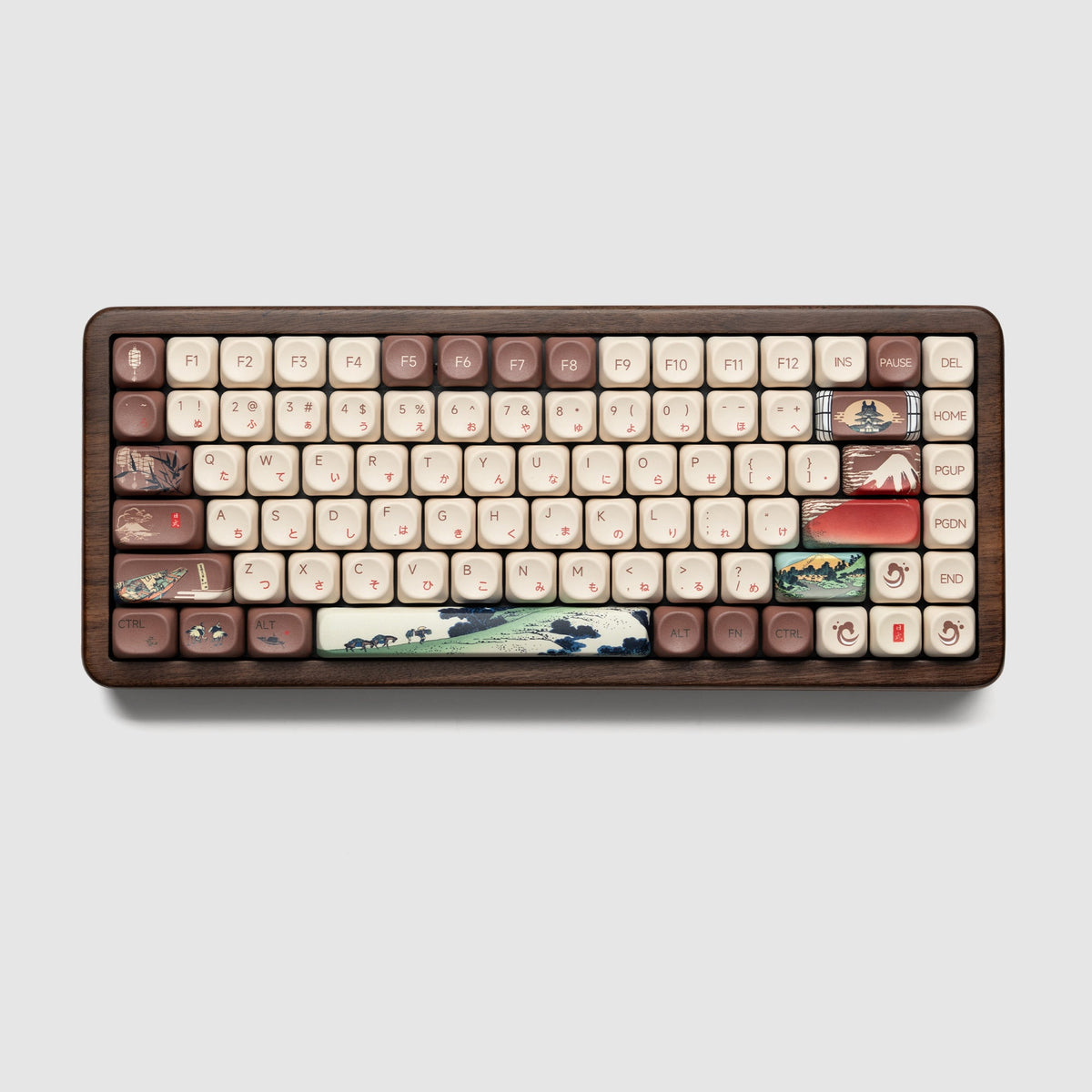 Womier WD75 75% VIA Support Wireless Wooden Keyboard - Womier Keyboard