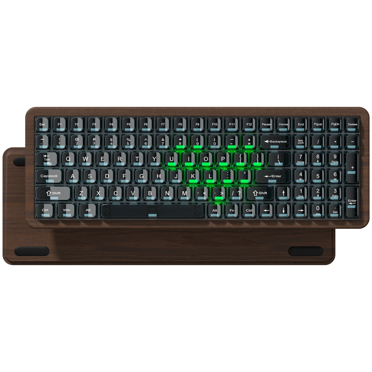 Womier WD99 Full-Size VIA Support Wireless Wooden Keyboard - Womier Keyboard