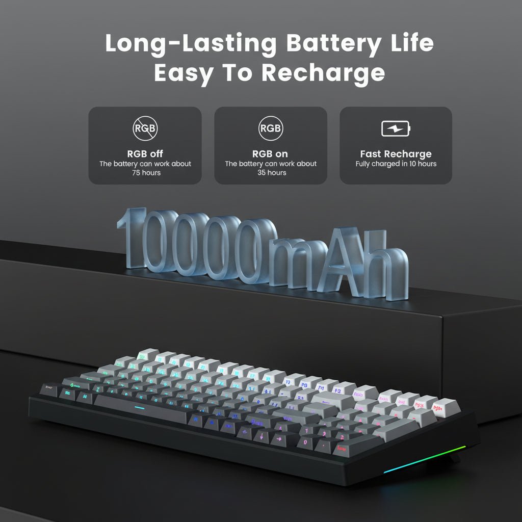 Womier X98 Wireless Mechanical Keyboard, RGB Gaming Keyboard - Womier Keyboard