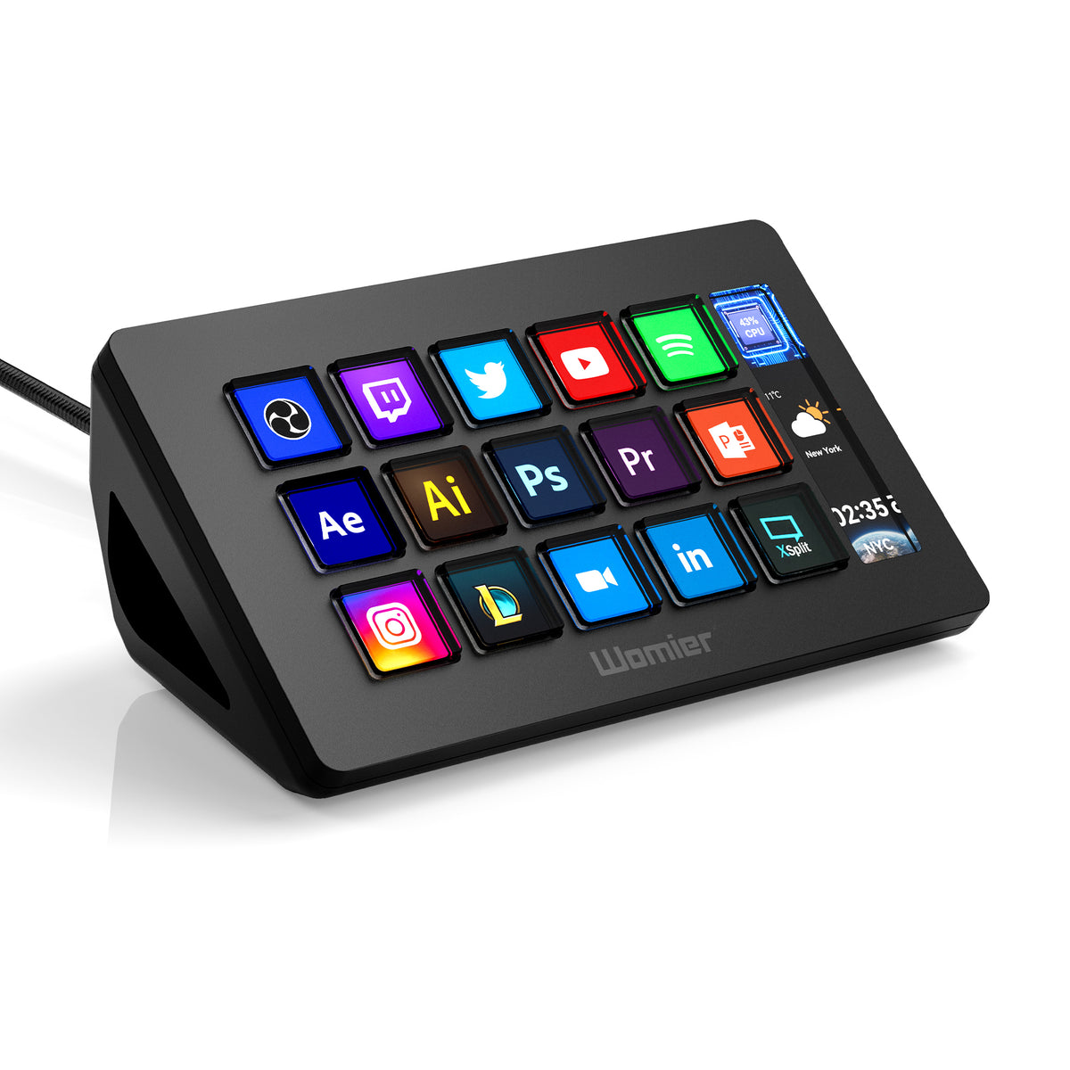 Womier D15 Stream Deck Controller - Womier Keyboard