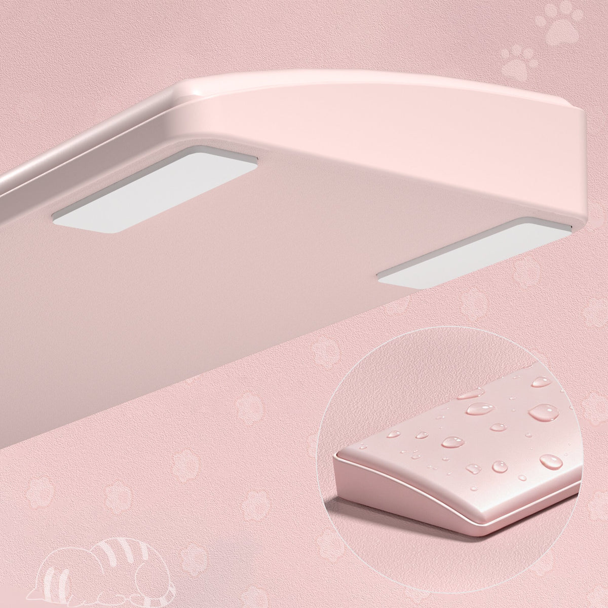 Womier Pink Cat Keyboard Wrist Rest