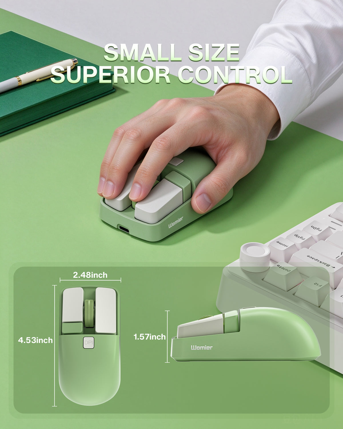 Womier Typehaven RM1 Tri-Mode Wireless Gaming Mouse