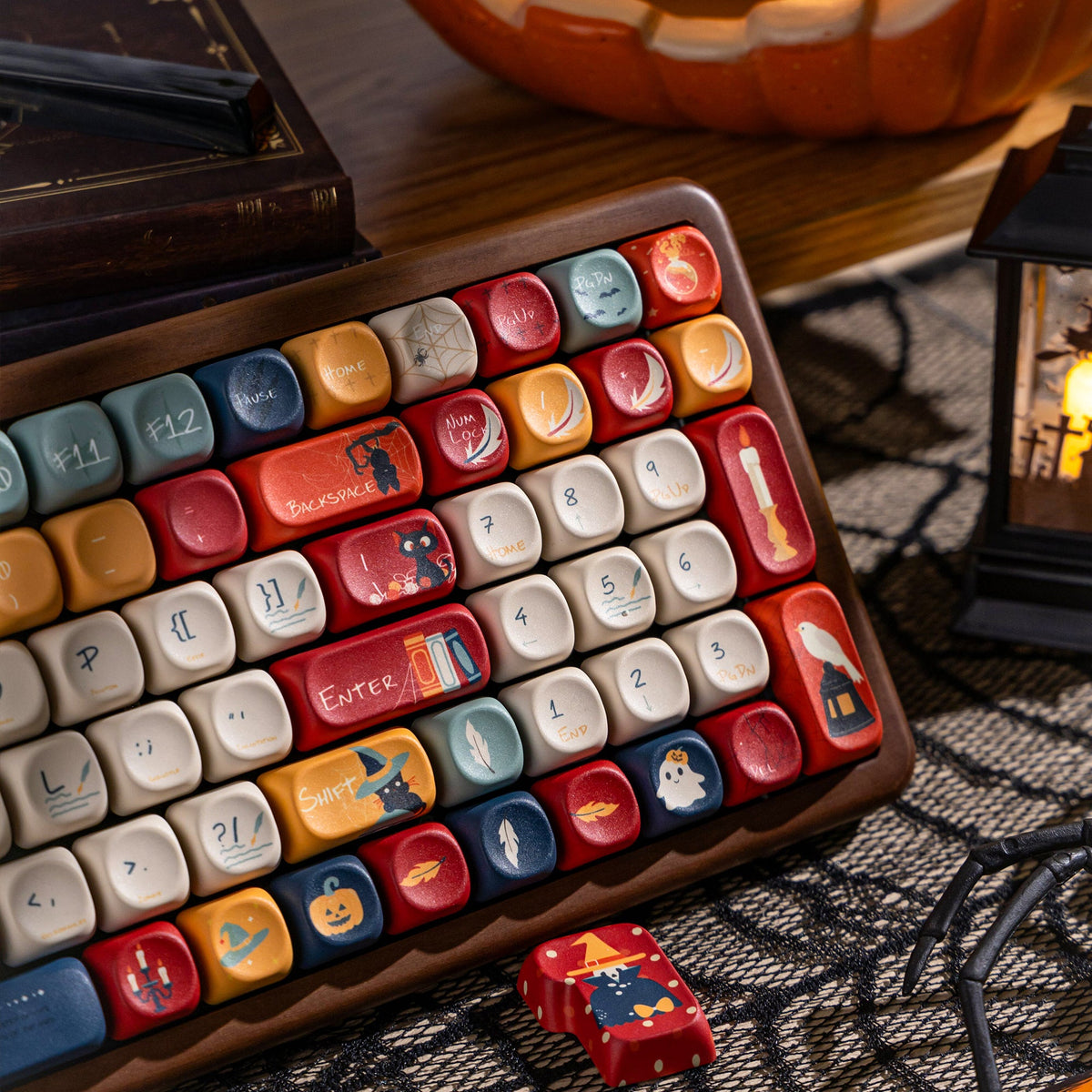 Halloween Aesthetic Bundle: Womier WD99 Keyboard + William Castle Keycaps - Womier Keyboard