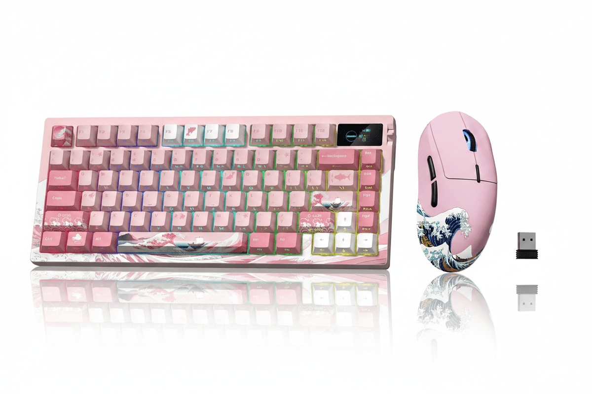 Pink Dream Bundle - Womier Keyboard