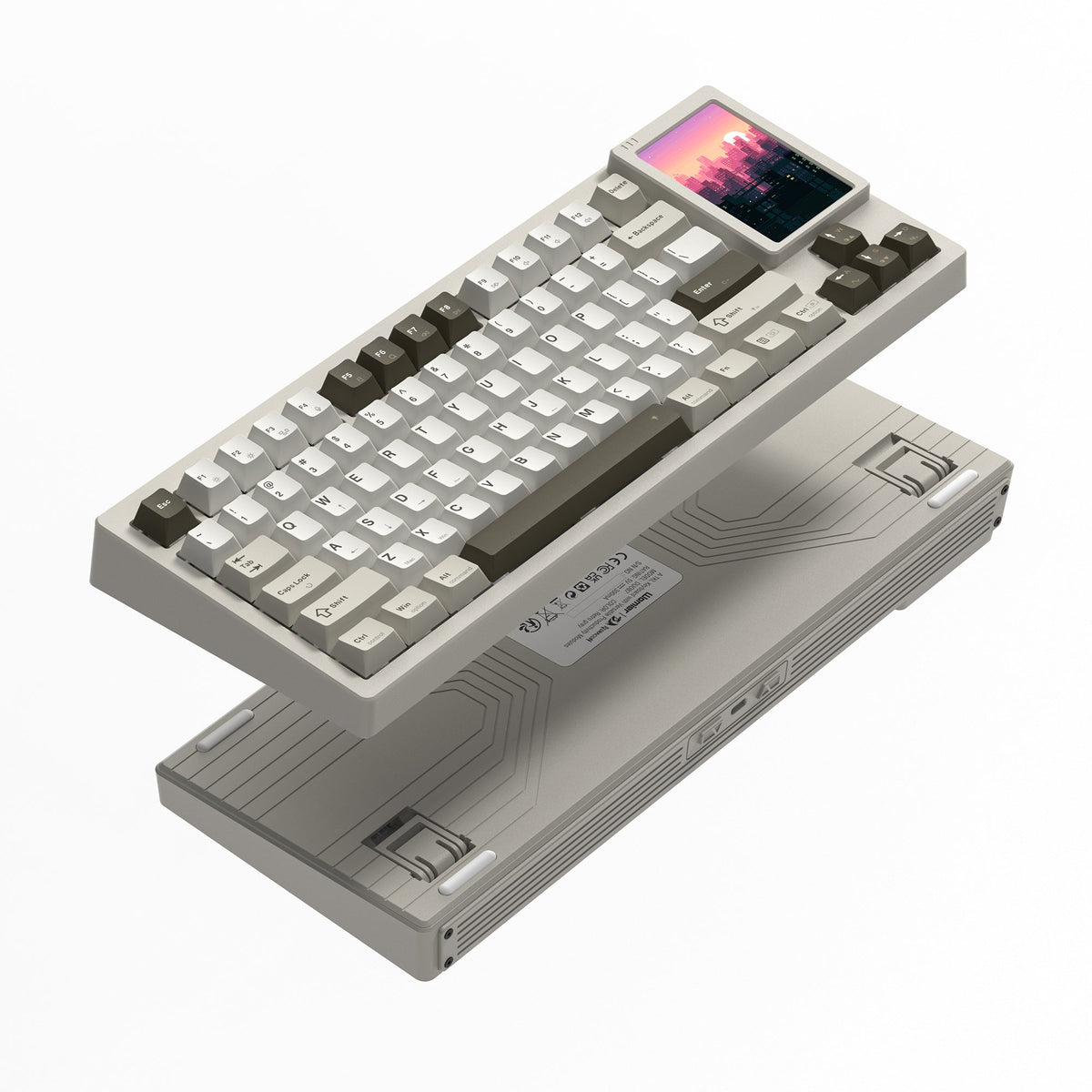 [Pre-order] Womier DUO87 Mechanical Keyboard with Detachable Smart Display for Win & Mac - Womier Keyboard