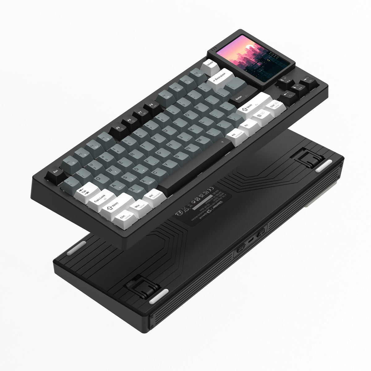 [Pre-order] Womier DUO87 Mechanical Keyboard with Detachable Smart Display for Win & Mac - Womier Keyboard